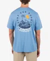 Hurley Men's Floatin Short Sleeve T-shirt In Aquifer Heather