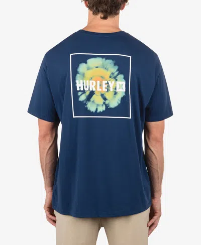 Hurley Men's Four Corners Short Sleeve T-shirt In Abyss