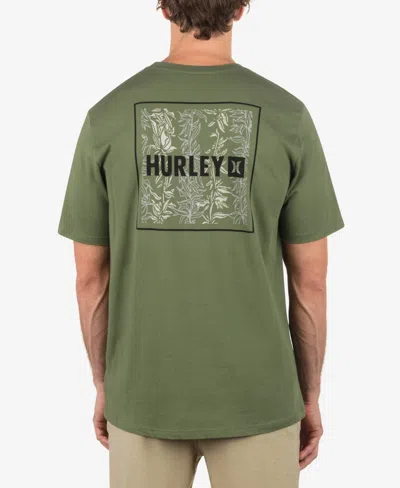 Hurley Men's Four Corners Short Sleeve T-shirt In Malverde