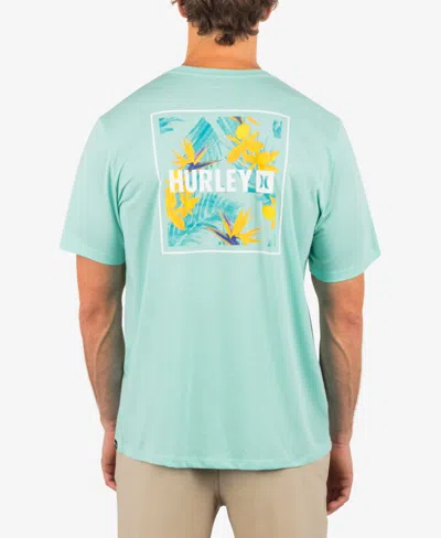 Hurley Men's Four Corners Short Sleeve T-shirt In Tropical Mist
