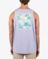 Hurley Men's Four Corners Tank Top In Lavendar Mist
