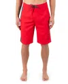 Hurley Men's Gothic Cargo 22" Regular Fit Boardshorts In Red