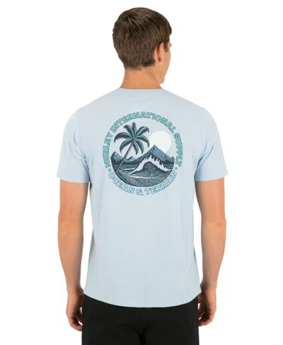 Hurley Men's Graphic Logo Short-sleeve T-shirt In Blue