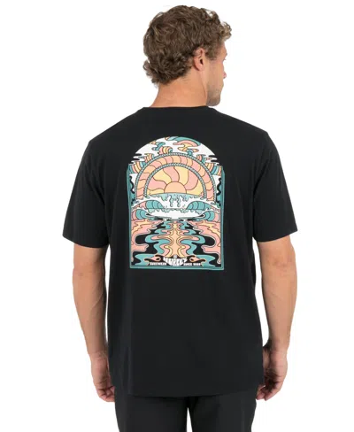 Hurley Men's Grateful Sun Short-sleeve T-shirt In Black