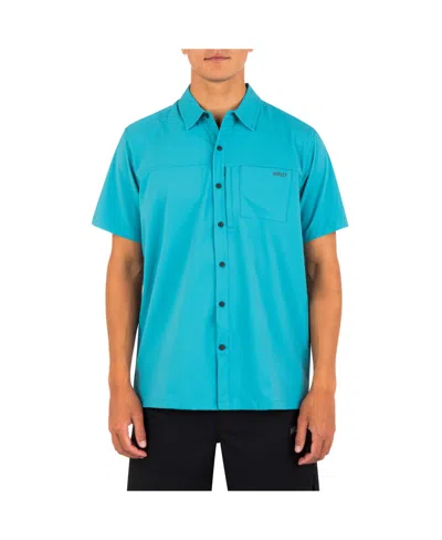 Hurley Men's H2o-dri Rincon Sierra Short Sleeve Shirt In Seadoo