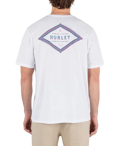 Hurley Men's Hieroglyphics Short Sleeve T-shirt In White