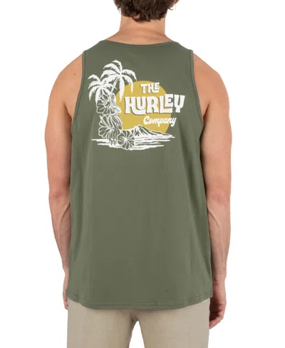 Hurley Men's Hula Hula Tank T-shirt In Green