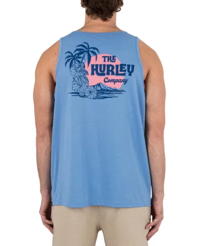 Hurley Men's Hula Hula Tank T-shirt In Blue
