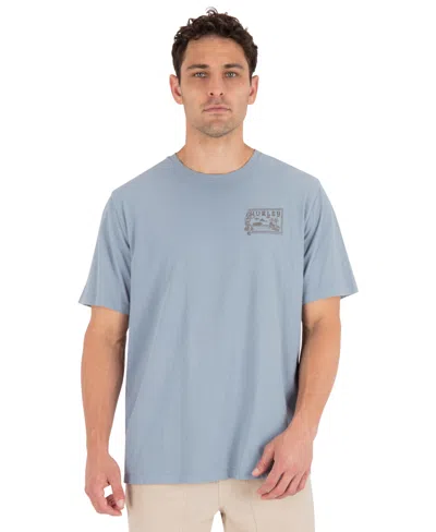 Hurley Men's Hula Short-sleeve Crewneck T-shirt In Blue