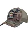 Hurley Men's  Camo Wild Things Trucker Snapback Hat In Camo