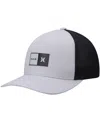 Hurley Men's  Gray, Black Natural 2.0 Trucker Snapback Hat In Gray,black