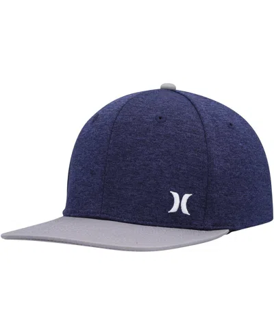 Hurley Men's  Navy Mini Icon Snapback Hat