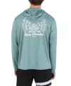 Hurley Men's Hybrid Long Sleeve Hoodie In Green