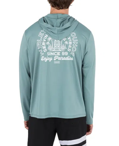 Hurley Men's Hybrid Long Sleeve Hoodie In Green