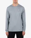 Hurley Men's Hybrid Upf Long Sleeve In Particle Heather