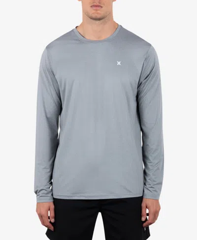 Hurley Men's Hybrid Upf Long Sleeve In Particle Heather