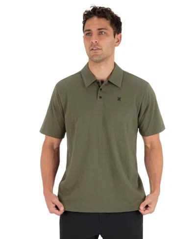 Hurley Men's Icon Slub Short-sleeve Polo Shirt In Green