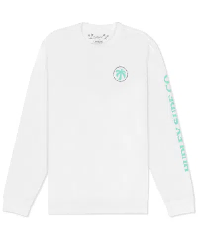 Hurley Men's Illusions Long-sleeve T-shirt In White