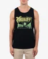 Hurley Men's Island Vibes Slub Tank Top In Black