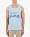 Hurley Men's Island Vibes Slub Tank Top In Blue Dream