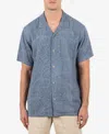 Hurley Men's Laguna Camp Short Sleeve Shirt In Hypnotic
