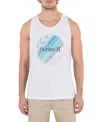 Hurley Men's Linear Palm Tank Top In White
