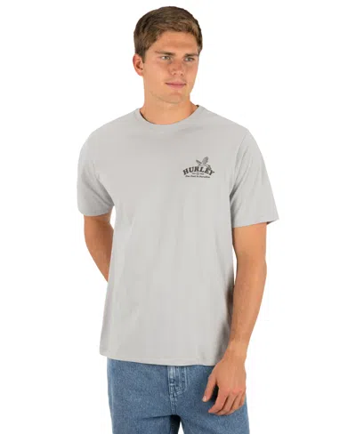 Hurley Men's Logo Artwork Short-sleeve T-shirt In Gray