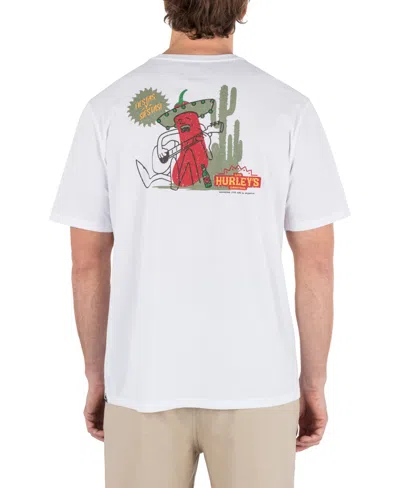 Hurley Men's Los  Short Sleeve T-shirt In White