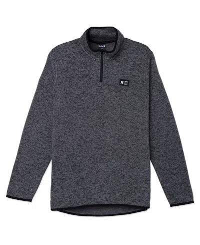 Hurley Men's Mesa Ridgeline 1/4 Zip Sweatershirt In Ion Grey