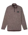Hurley Men's Mesa Ridgeline 1/4 Zip Sweatershirt In Roadside