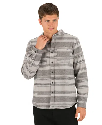 Hurley Men's Newberg Heavyweight Flannel Regular-fit Shirt In Animal Print