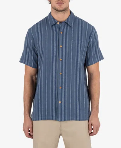 Hurley Men's Oceanside Short Sleeve Shirt In Hypnotic