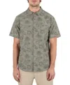 Hurley Men's One And Only Stretch Print Short Sleeve Shirt