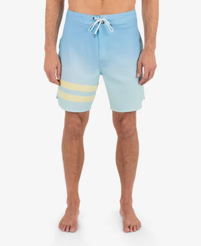 Hurley Men's Phantom Block Party 18 Boardshorts In Blue Dream