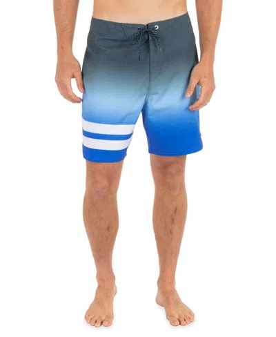 Hurley Men's Phantom Block Party Swim Board Shorts In Blue