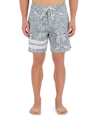 Hurley Men's Phantom Block Party Swim Board Shorts In White