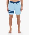 Hurley Men's Phantom Block Party Volley 17 Boardshorts In Blue Dream