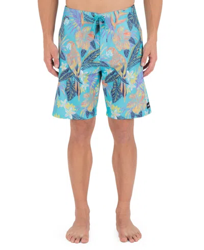 Hurley Men's Phantom Eco Weekender Swim Shorts In Blue