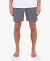 Hurley Phantom 18 Walkshort In Black Heather In Blue