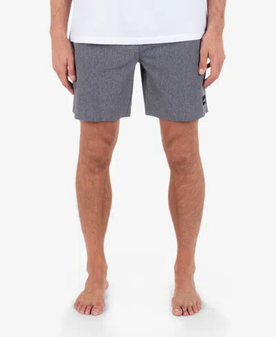 Hurley Men's Phantom Flow Volley 18 Shorts In Black Heather