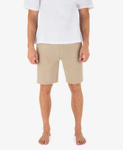 Hurley Men's Explore Dri Trek Ii Hybrid Shorts In Khaki