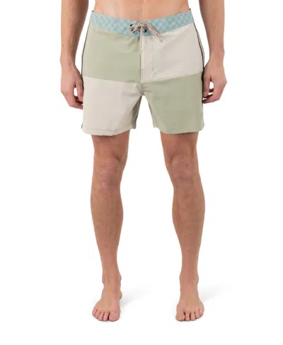 Hurley Men's Phantom Naturals Sessions Panel 16 Boardshorts In Green