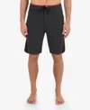Hurley Men's Phantom Weekender Blocked 21 Boardshorts In Dark Stone Gray
