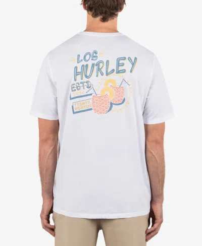 Hurley Men's Pina Express Short Sleeve T-shirt In White