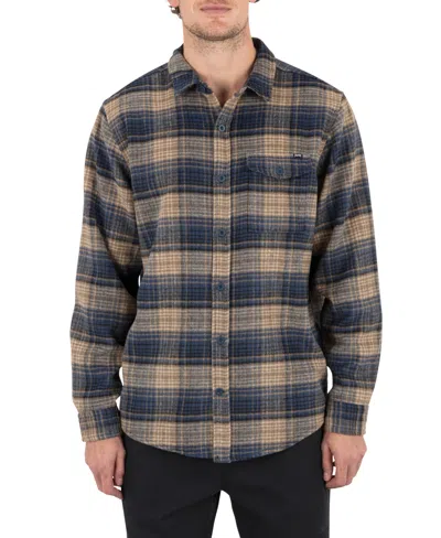 Hurley Men's Portland Plaid Long-sleeve Shirt In Multi