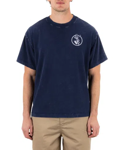 Hurley Men's Rabbit March Short Sleeve T-shirt In Blue
