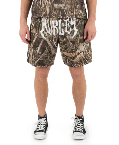 Hurley Men's Realtree Mosh Pit Mesh Shorts In Brown