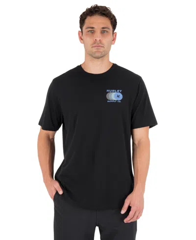 Hurley Men's Regular-fit Fast Circles Short-sleeve T-shirt In Black