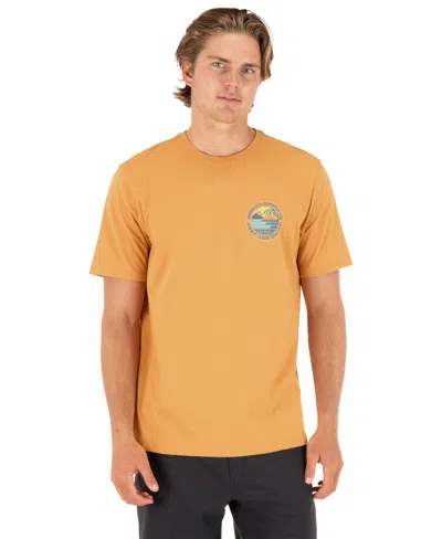 Hurley Men's Regular-fit Round Neck Short-sleeve T-shirt In Orange