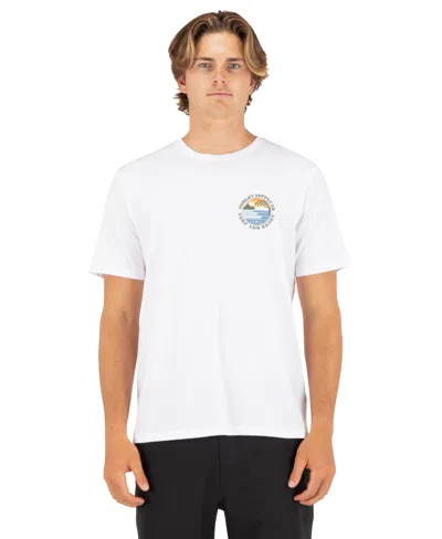 Hurley Men's Regular-fit Round Neck Short-sleeve T-shirt In White